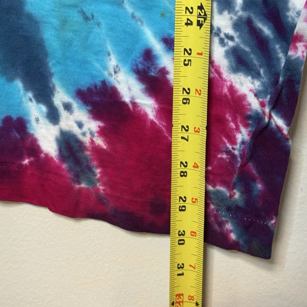 Vintage Tie-Dye Spiral Pattern Graphic T-Shirt XL BVD - Picture 4 of 8